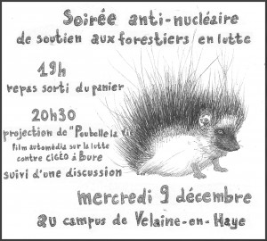 soirée de soutien forestiers